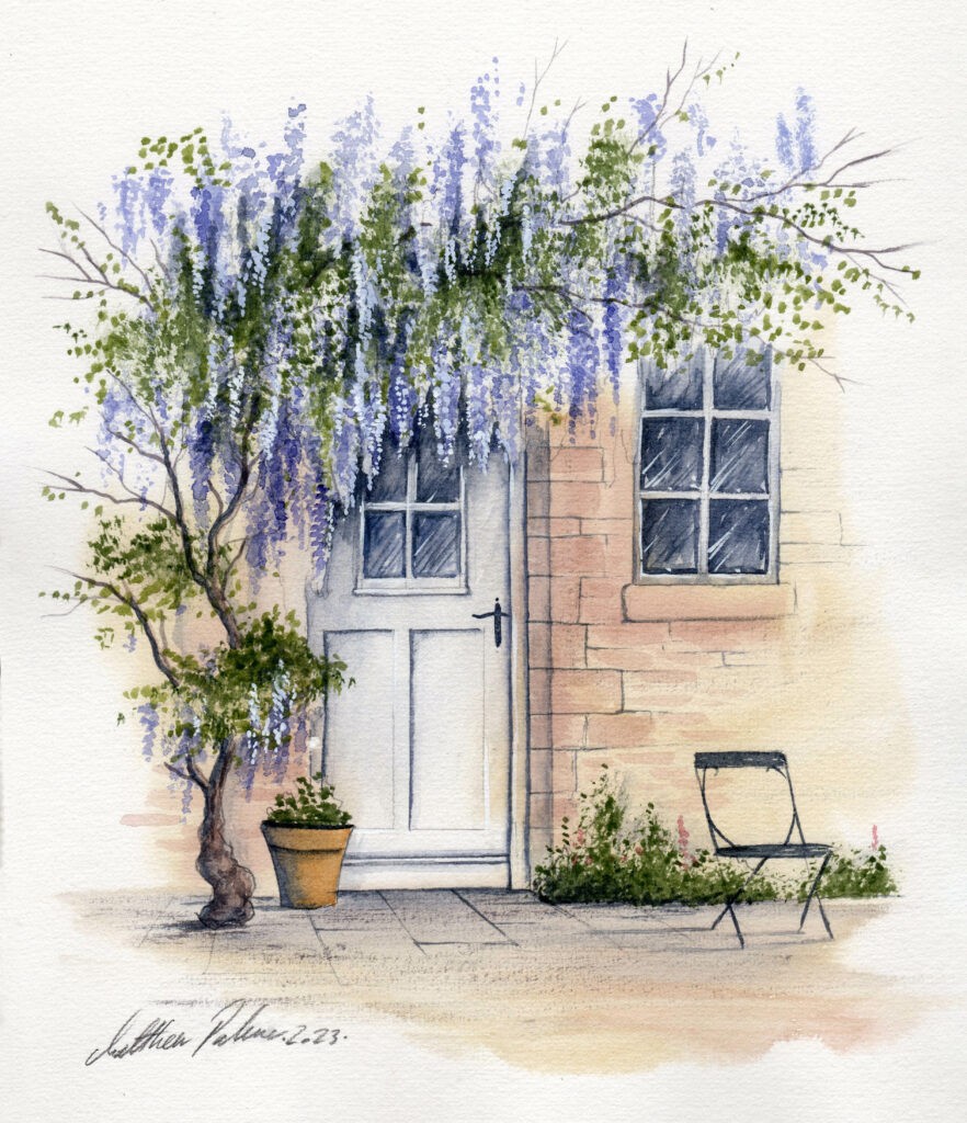 Good Wisteria painting